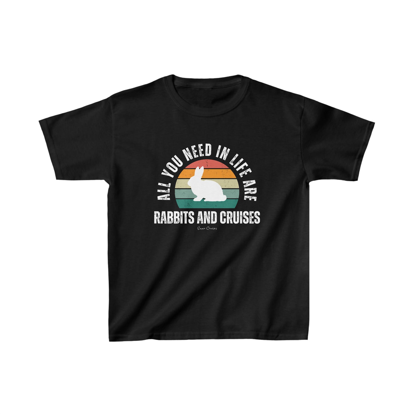 Kaninchen und Kreuzfahrten - Kinder UNISEX T-Shirt