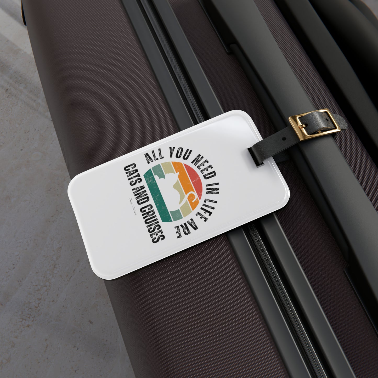 Cats and Cruises - Luggage Tag