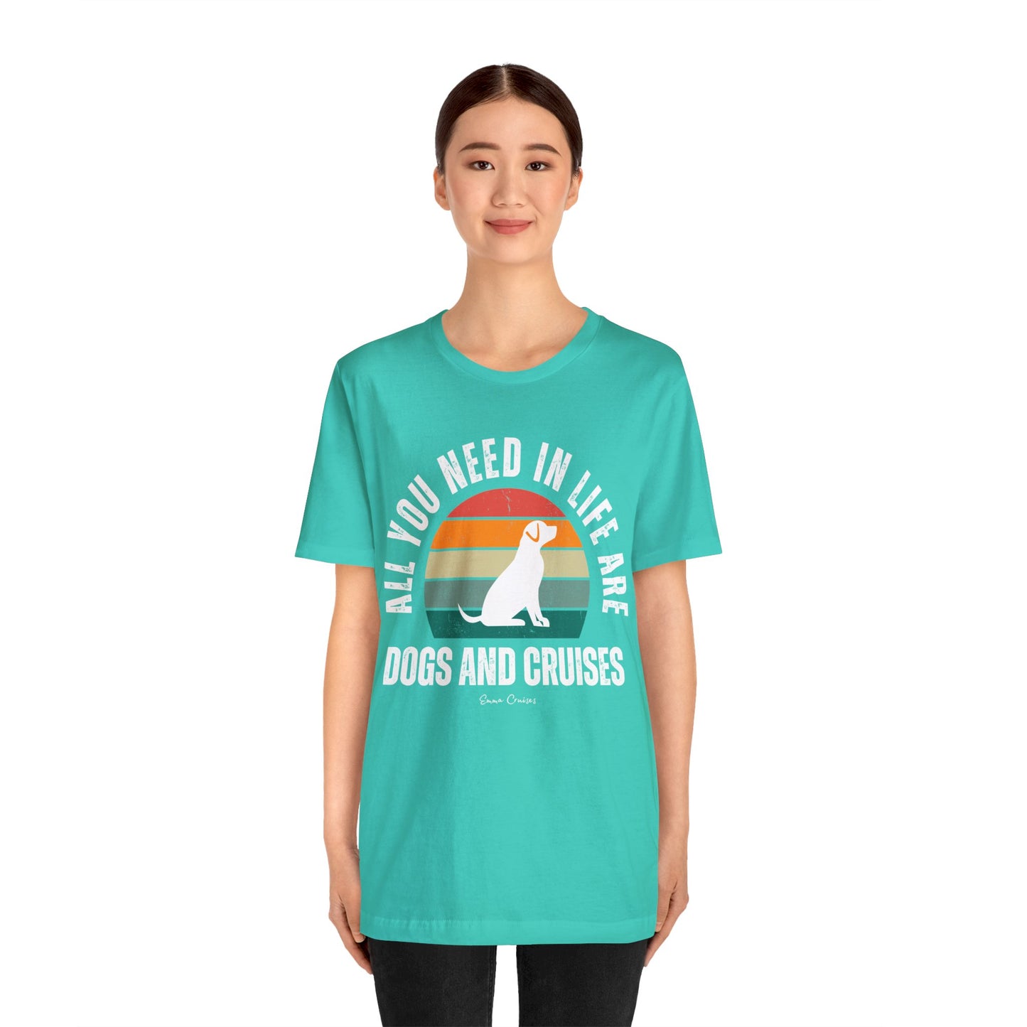 Dogs and Cruises - UNISEX T-Shirt (UK)