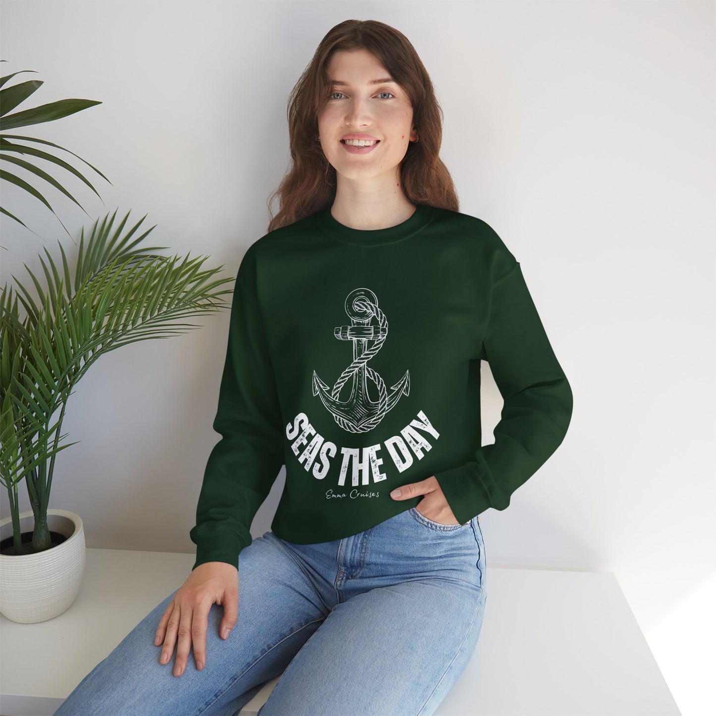 Seas the Day - UNISEX Crewneck Sweatshirt