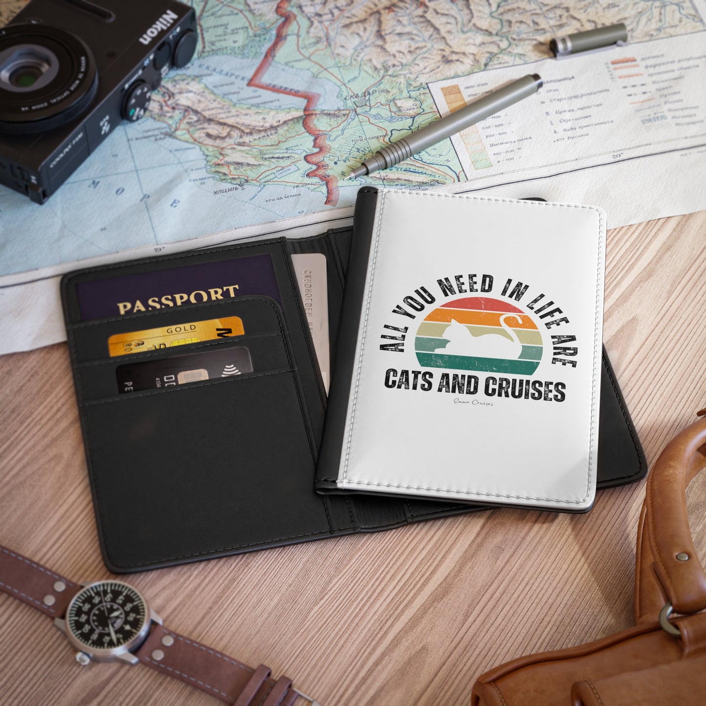 Cats and Cruises - Passport Cover