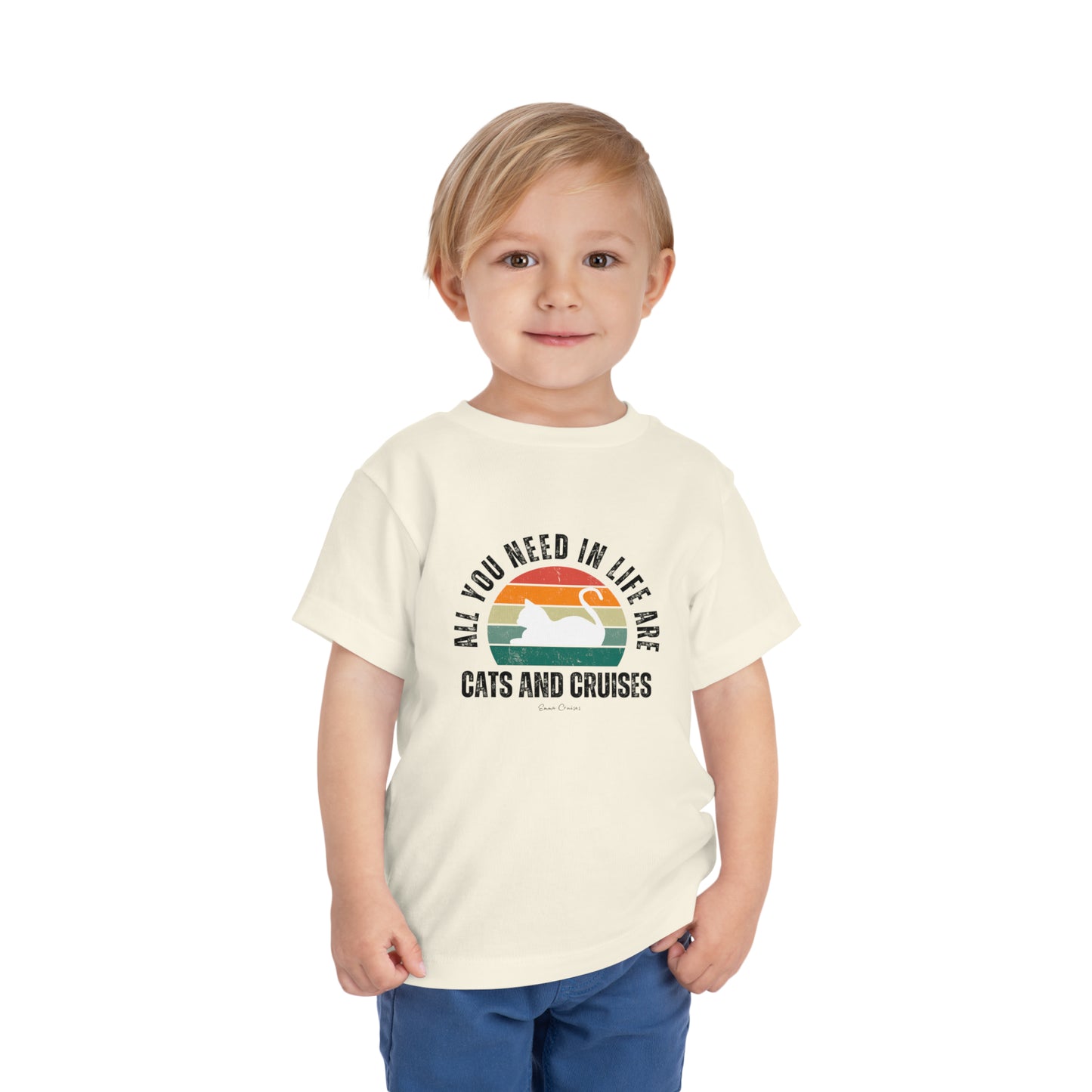 Katzen und Kreuzfahrten - Kleinkind UNISEX T-Shirt