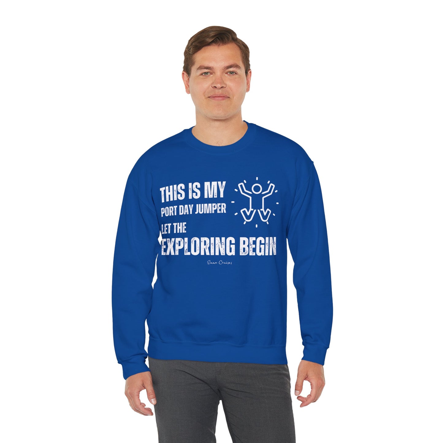 Dies ist mein Port Day Jumper – Unisex-Sweatshirt mit Rundhalsausschnitt