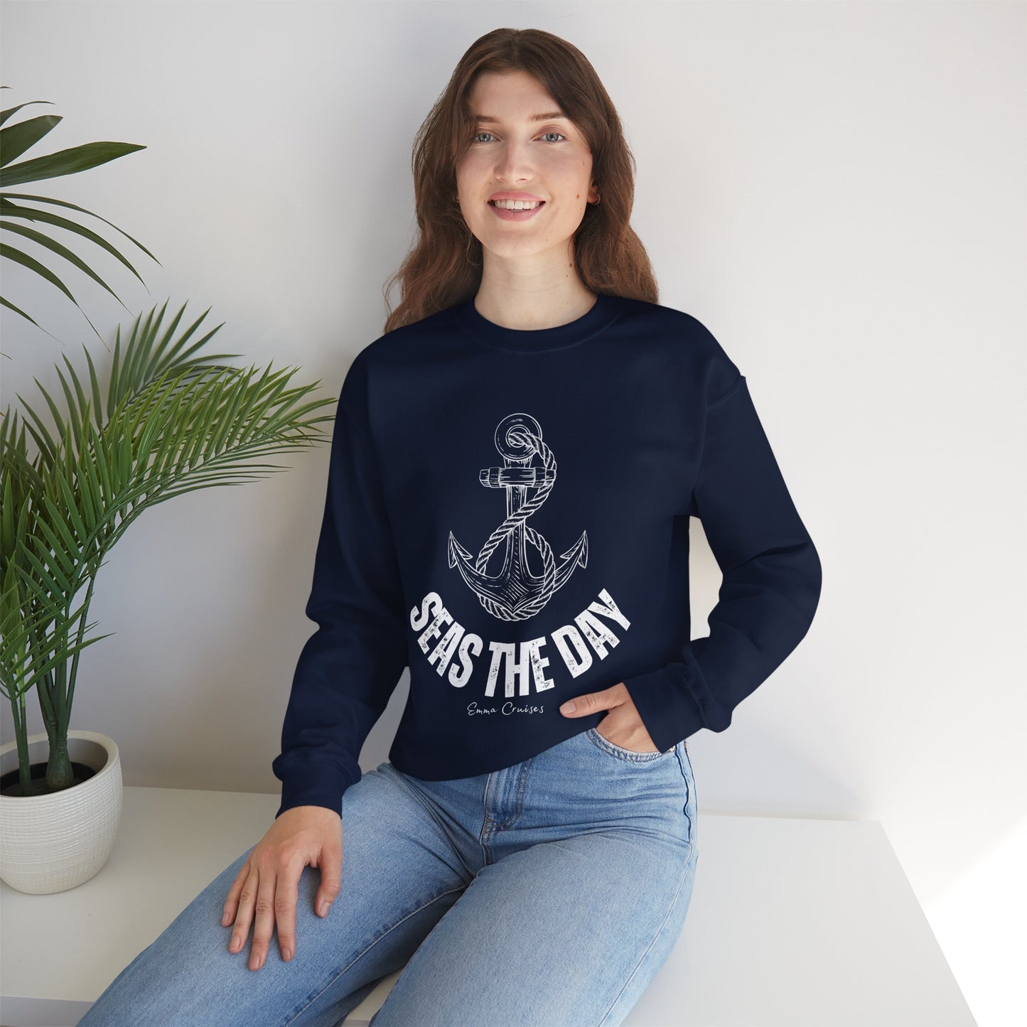 Seas the Day - UNISEX Crewneck Sweatshirt