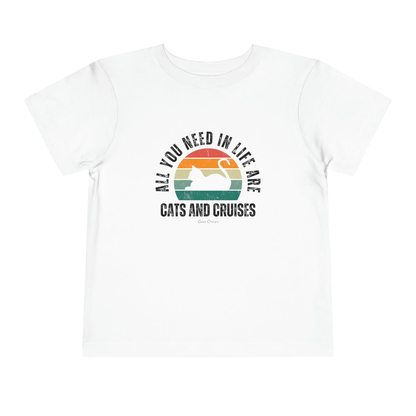 Katzen und Kreuzfahrten - Kleinkind UNISEX T-Shirt