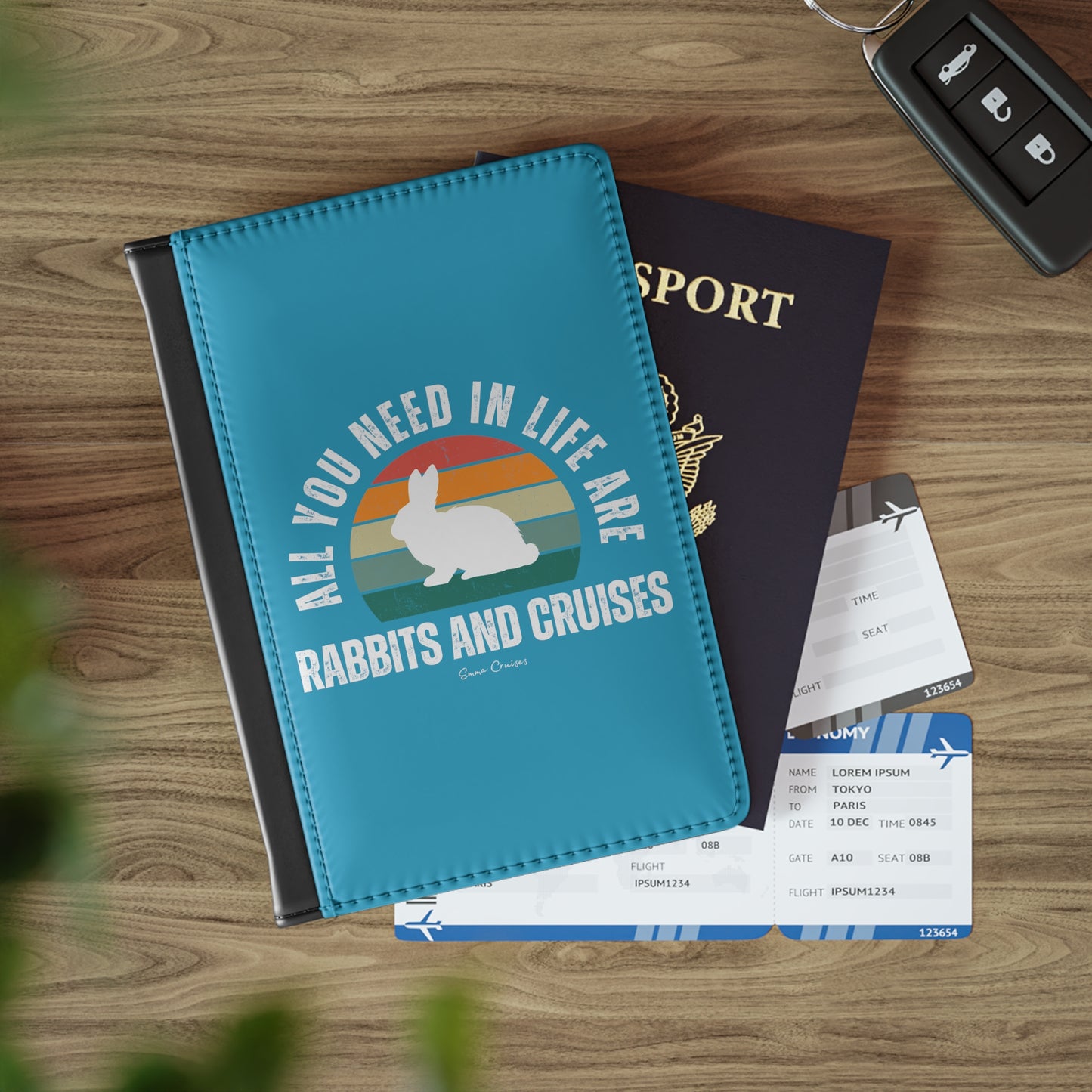 Rabbits and Cruises - Passport Cover
