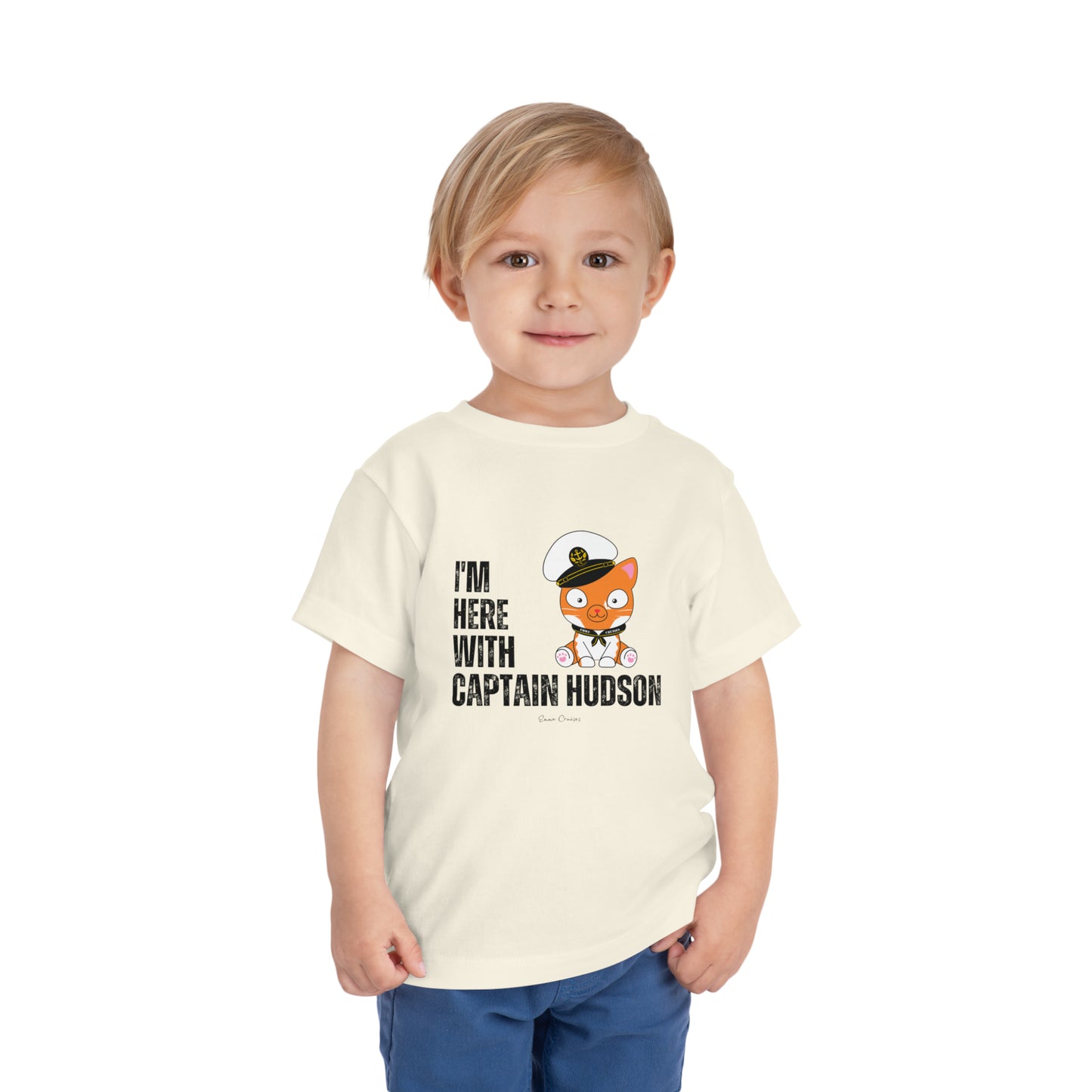 Ich bin mit Captain Hudson - Kleinkind-UNISEX-T-Shirt