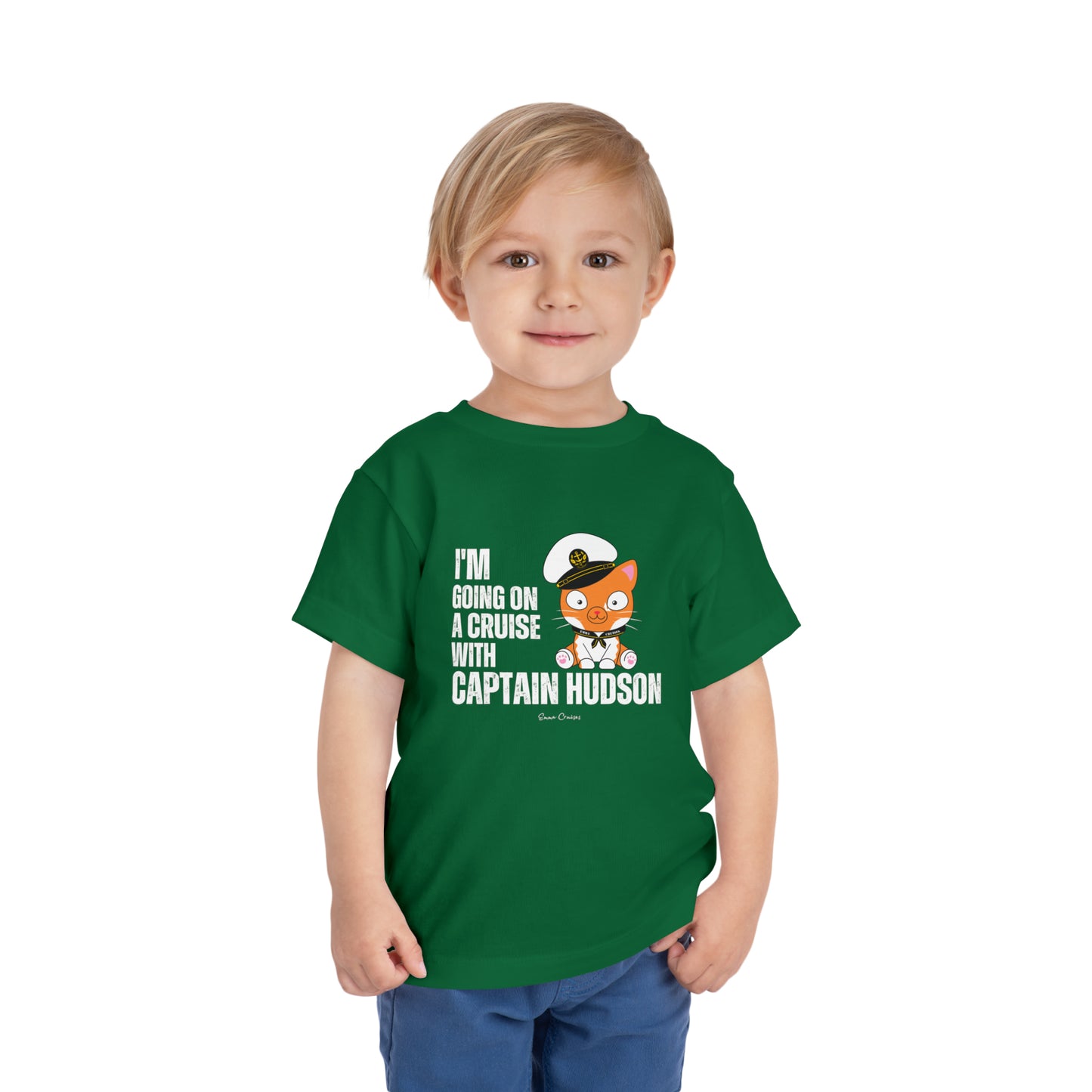 Ich gehe mit Captain Hudson auf eine Kreuzfahrt – Unisex-T-Shirt für Kleinkinder
