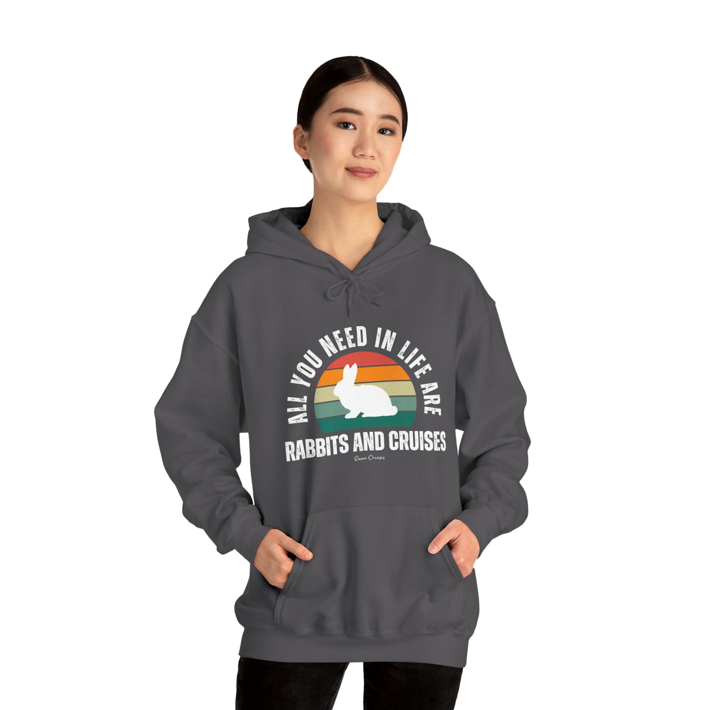 Kaninchen und Kreuzfahrten - UNISEX Kapuzenpullover