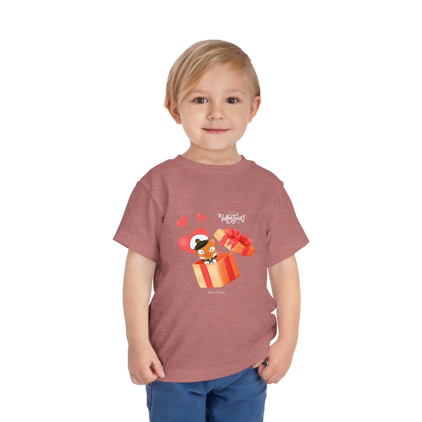 Valentine's Captain Hudson - Toddler UNISEX T-Shirt