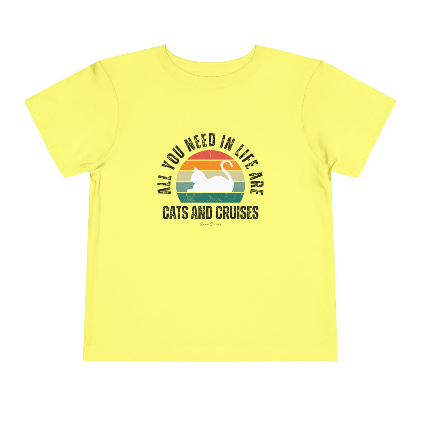 Katzen und Kreuzfahrten - Kleinkind UNISEX T-Shirt