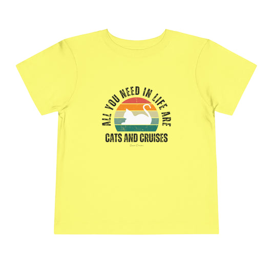 Cats and Cruises - Toddler UNISEX T-Shirt