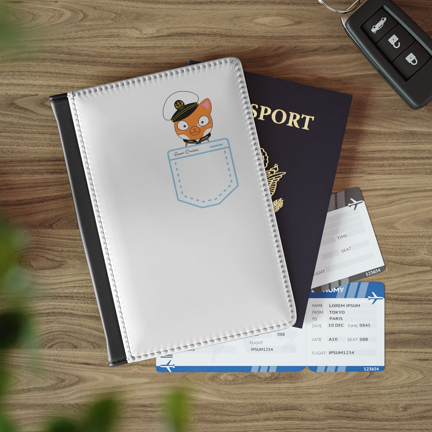 Capitán Hudson en tu bolsillo - Funda para pasaporte