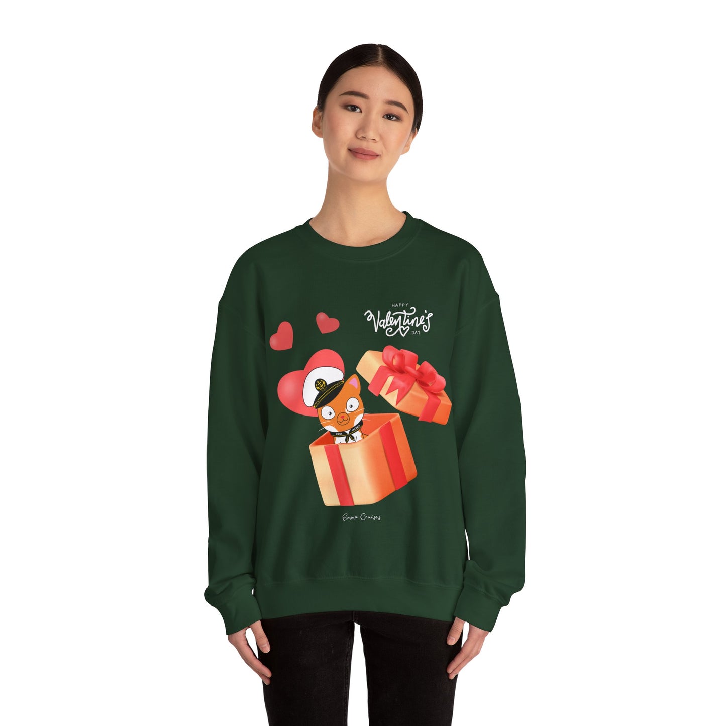 Valentine's Captain Hudson - UNISEX Crewneck Sweatshirt