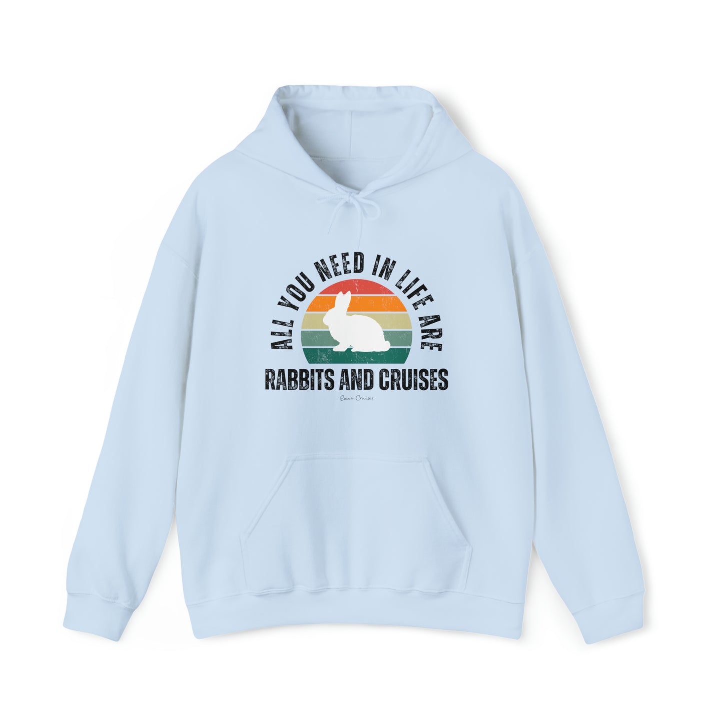 Kaninchen und Kreuzfahrten - UNISEX Kapuzenpullover