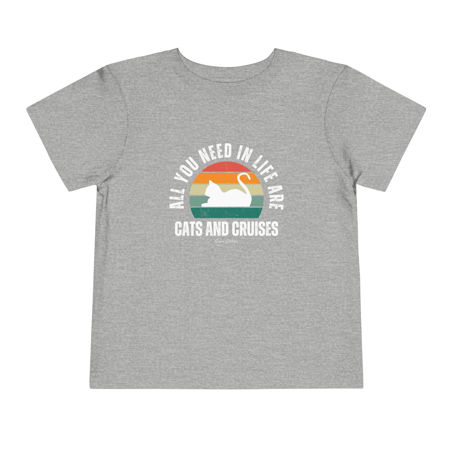 Katzen und Kreuzfahrten - Kleinkind UNISEX T-Shirt