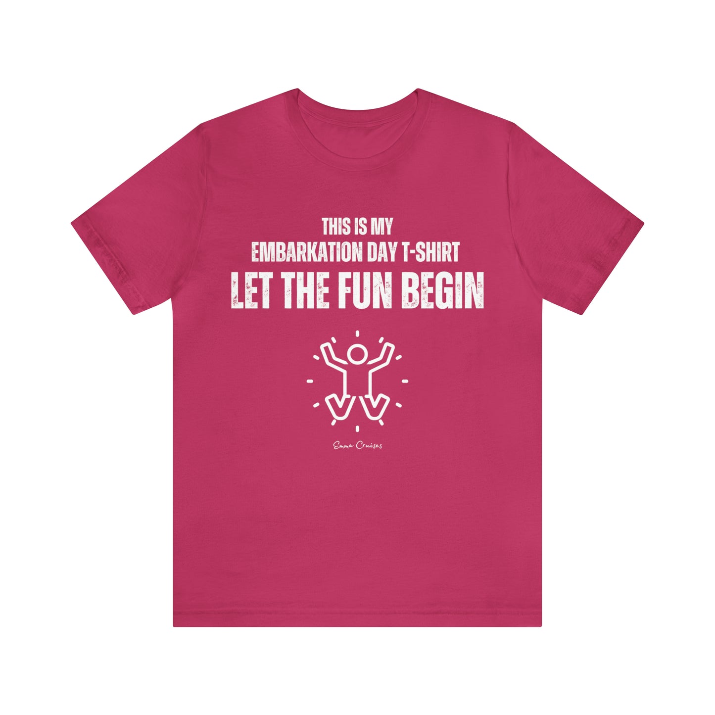 Dies ist mein Einschiffungstag-T-Shirt – Unisex-T-Shirt