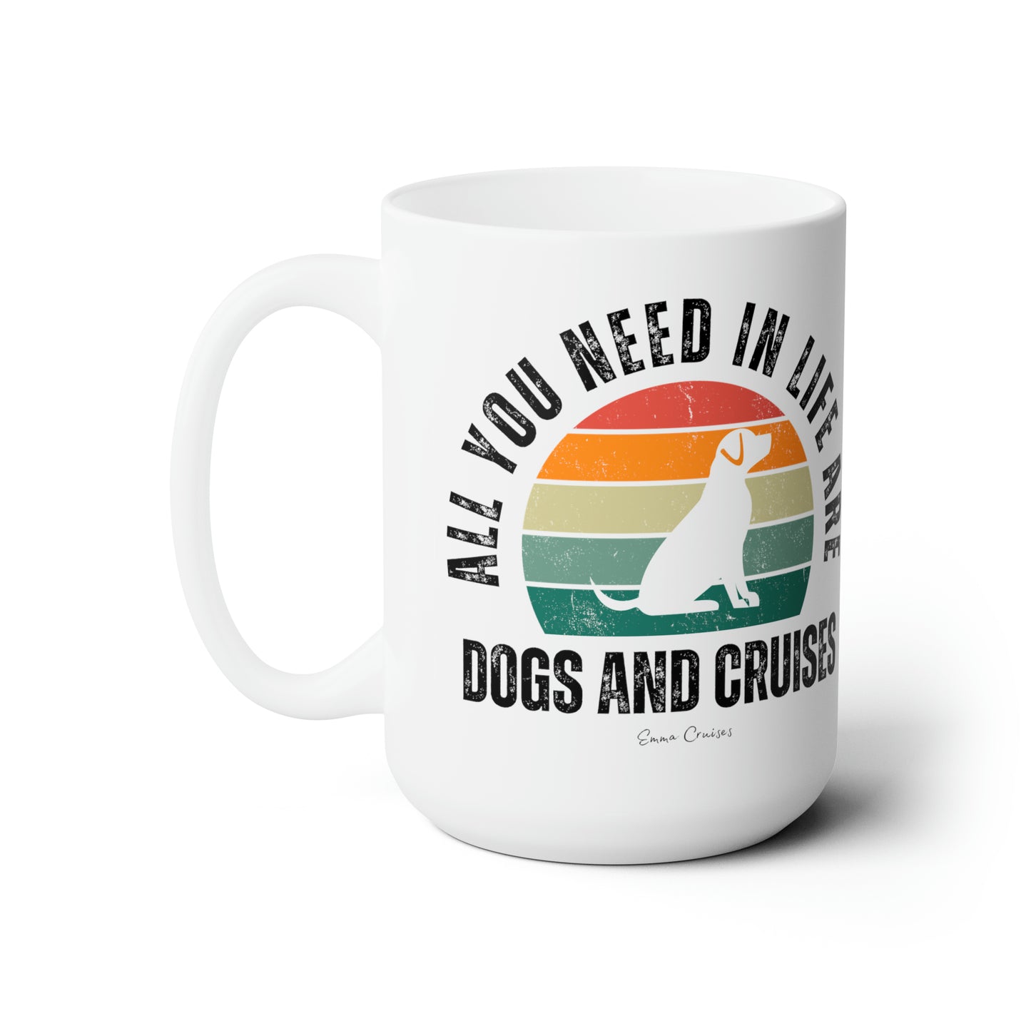 Perros y Cruceros - Taza de Cerámica