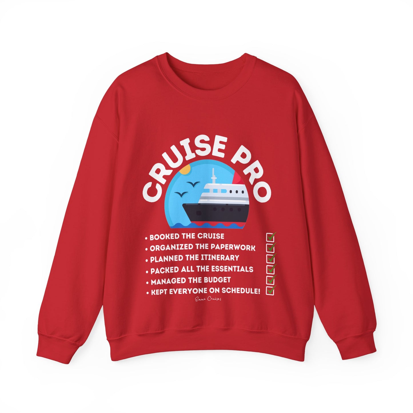 Ich bin ein Cruise Pro - UNISEX Crewneck Sweatshirt