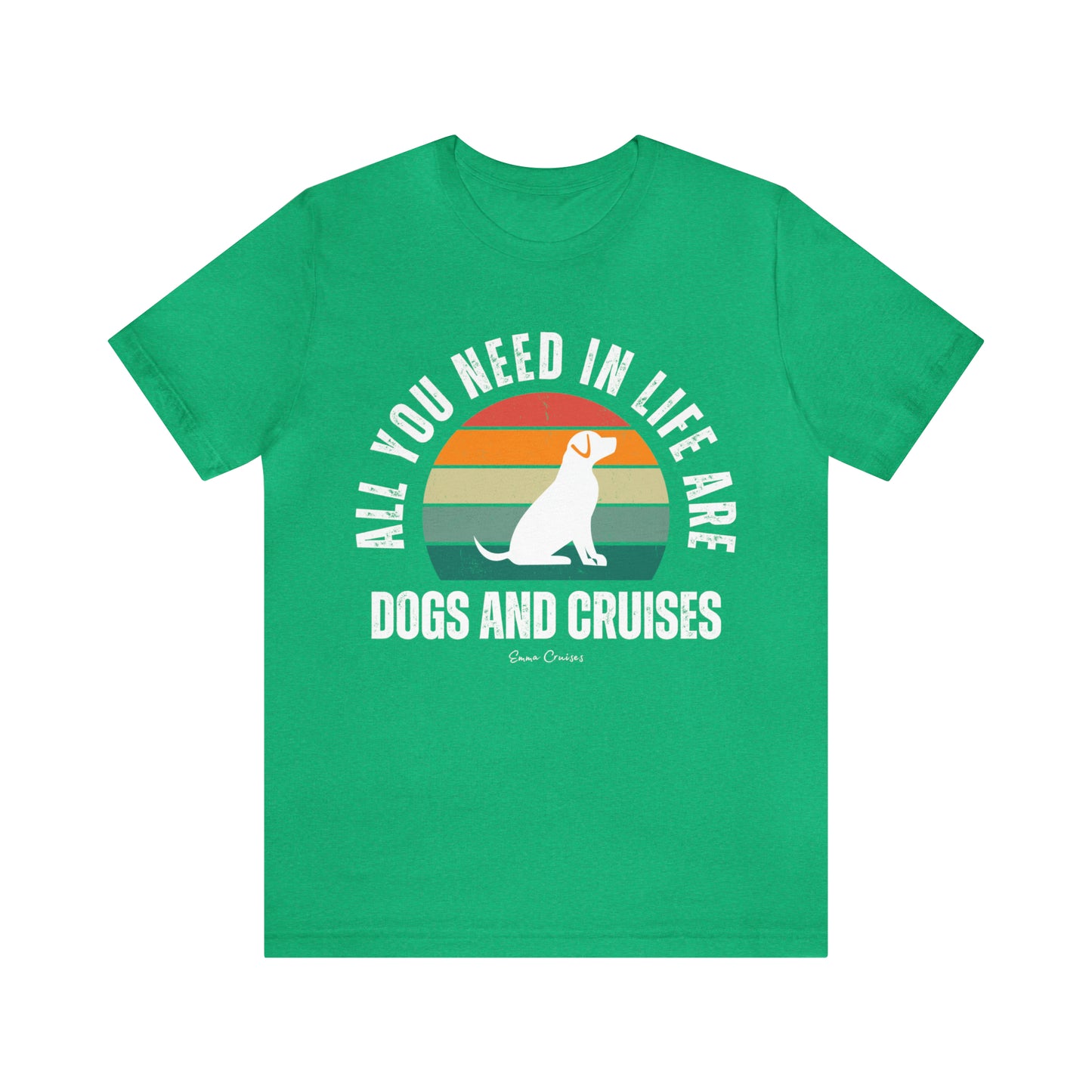 Hunde und Kreuzfahrten - UNISEX T-Shirt