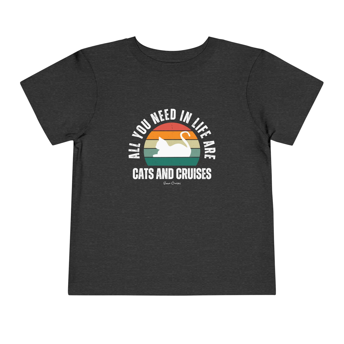 Katzen und Kreuzfahrten - Kleinkind UNISEX T-Shirt