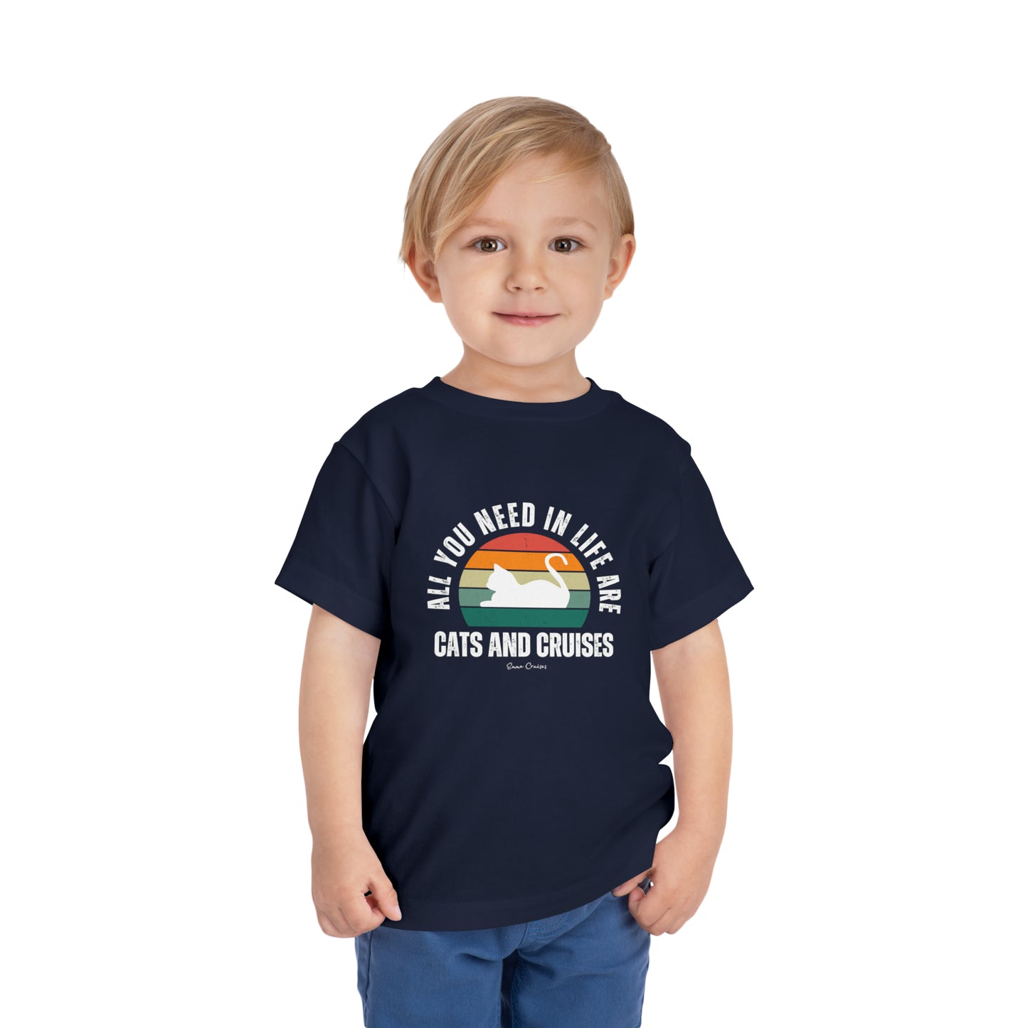 Katzen und Kreuzfahrten - Kleinkind UNISEX T-Shirt
