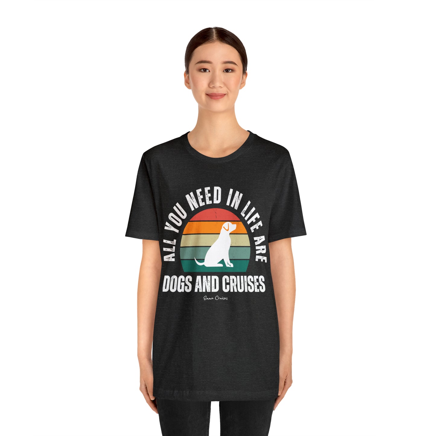 Hunde und Kreuzfahrten - UNISEX T-Shirt