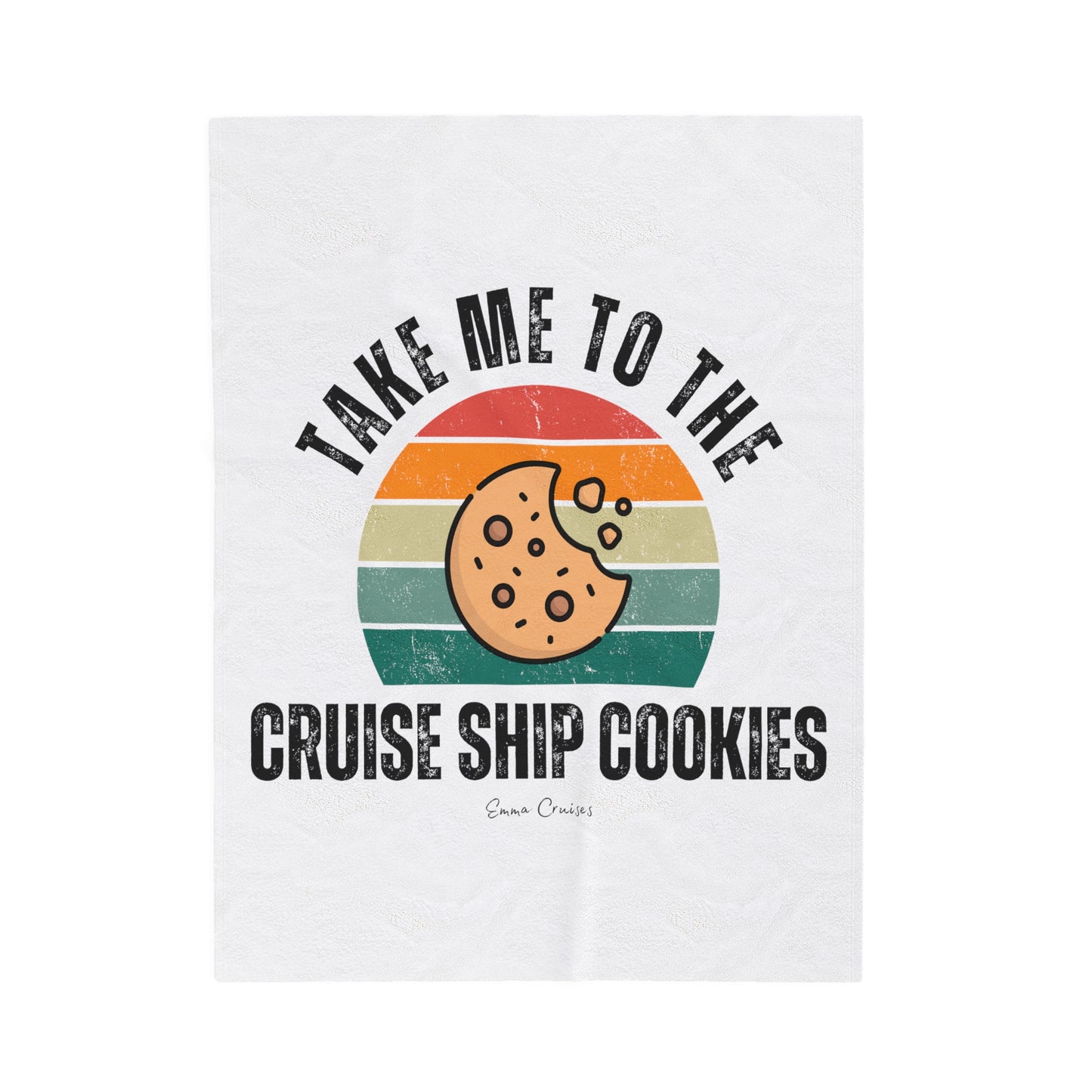 Llévame a las galletas del crucero - Manta de felpa de pana