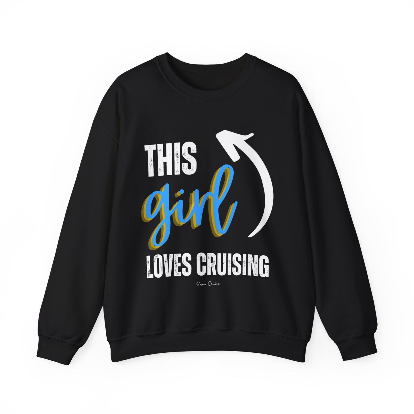 This Girl Loves Cruising - UNISEX Crewneck Sweatshirt