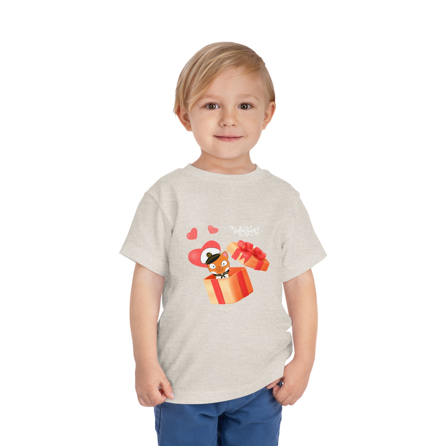 Valentine's Captain Hudson - Toddler UNISEX T-Shirt