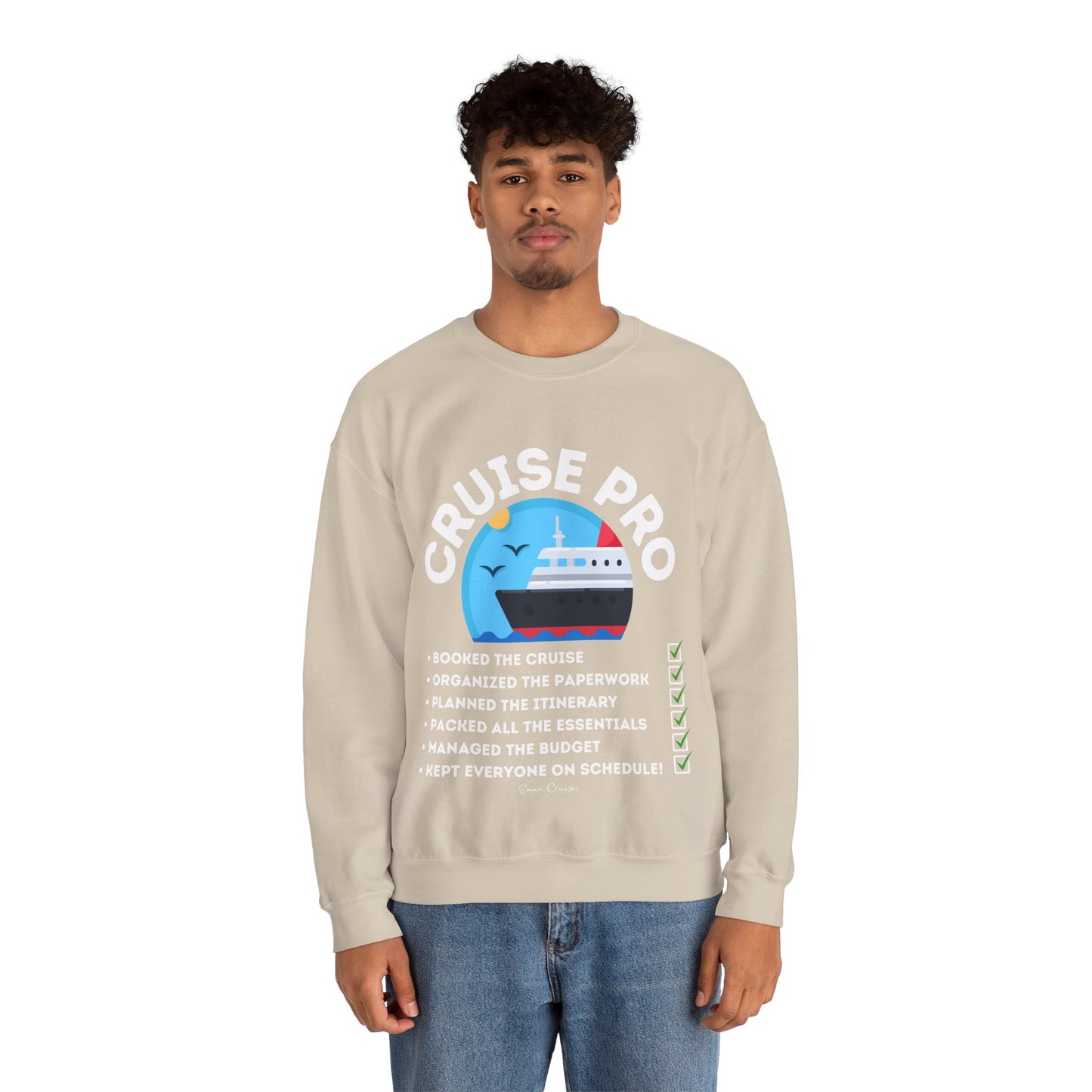 Ich bin ein Cruise Pro - UNISEX Crewneck Sweatshirt