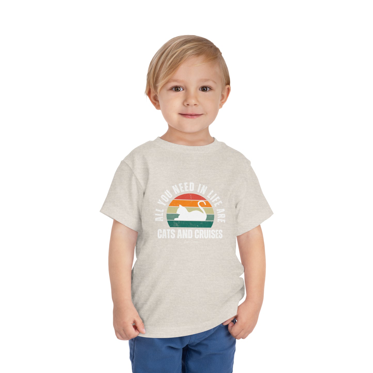Katzen und Kreuzfahrten - Kleinkind UNISEX T-Shirt