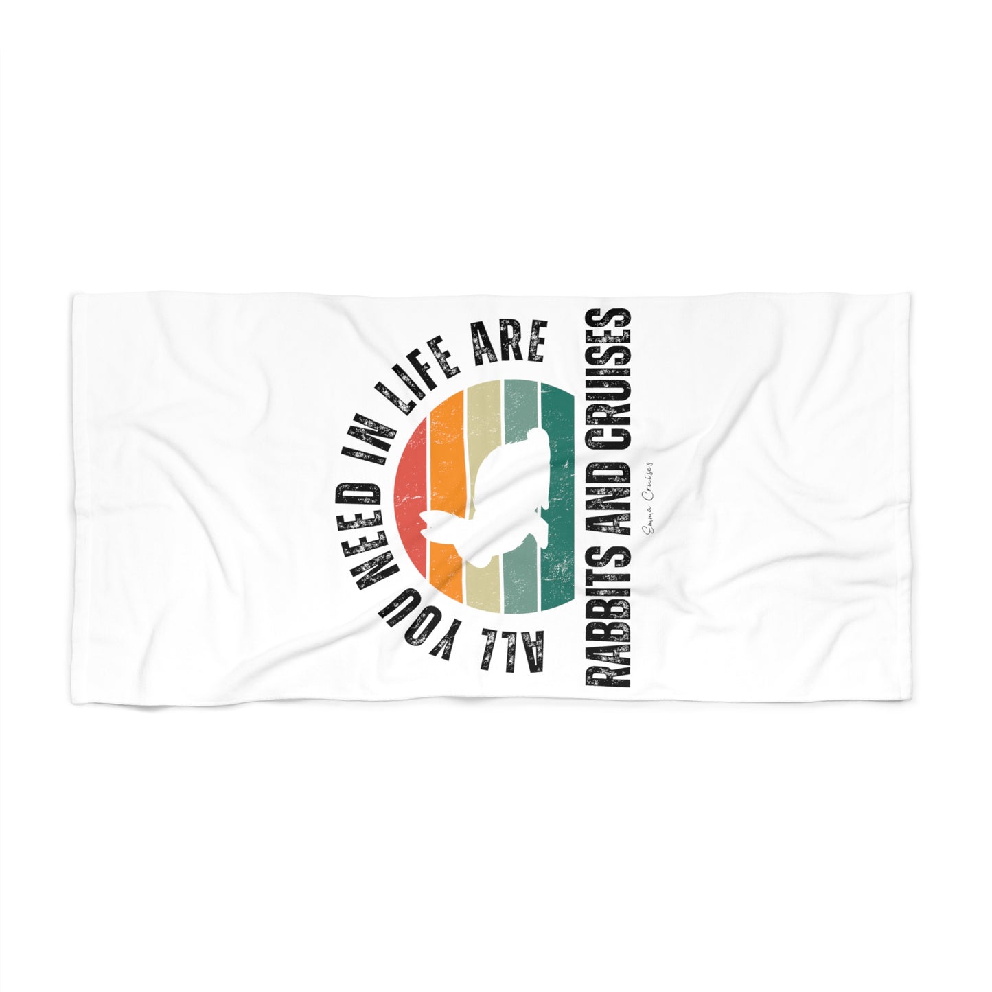 Rabbits and Cruises - Beach Towel