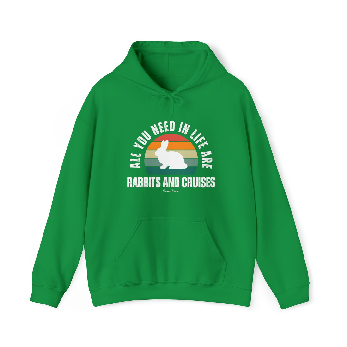 Kaninchen und Kreuzfahrten - UNISEX Kapuzenpullover