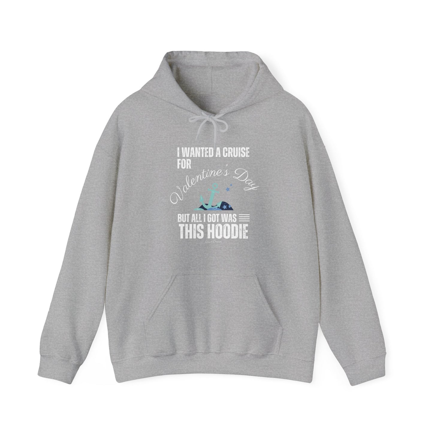 I Wanted a Cruise for Valentine's Day - UNISEX Hoodie (UK)