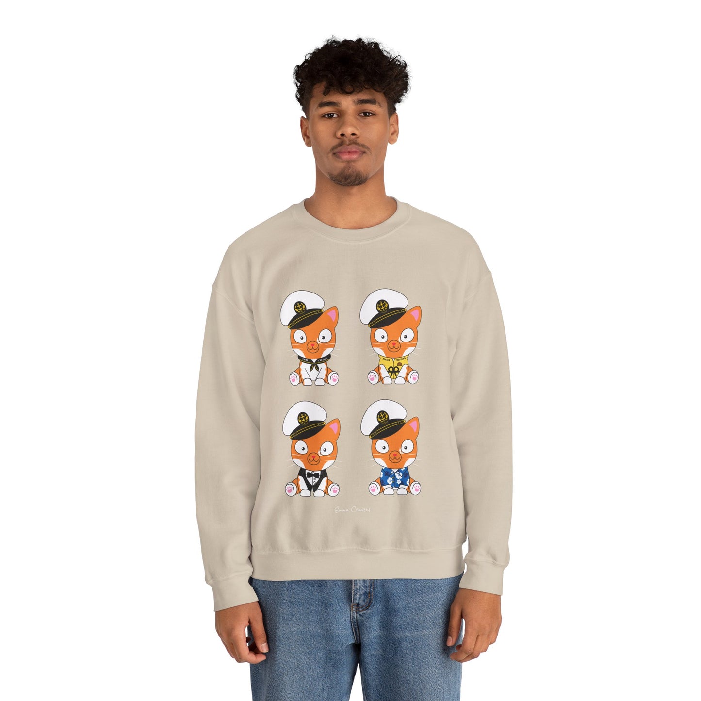 Captain Hudson v1-4 - UNISEX Crewneck Sweatshirt