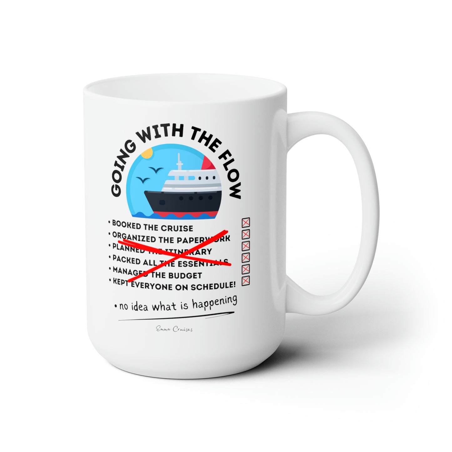 I'm Going With the Flow - Ceramic Mug