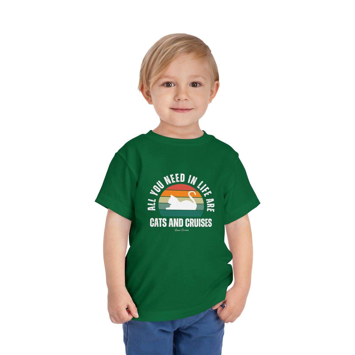 Katzen und Kreuzfahrten - Kleinkind UNISEX T-Shirt