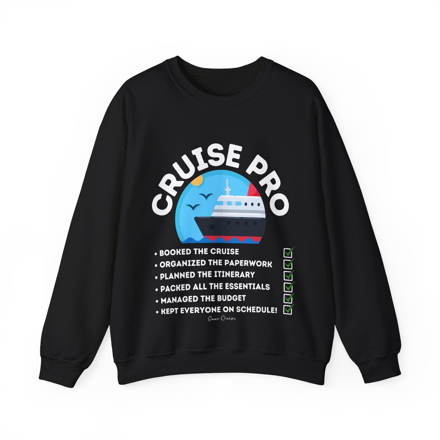 Ich bin ein Cruise Pro - UNISEX Crewneck Sweatshirt