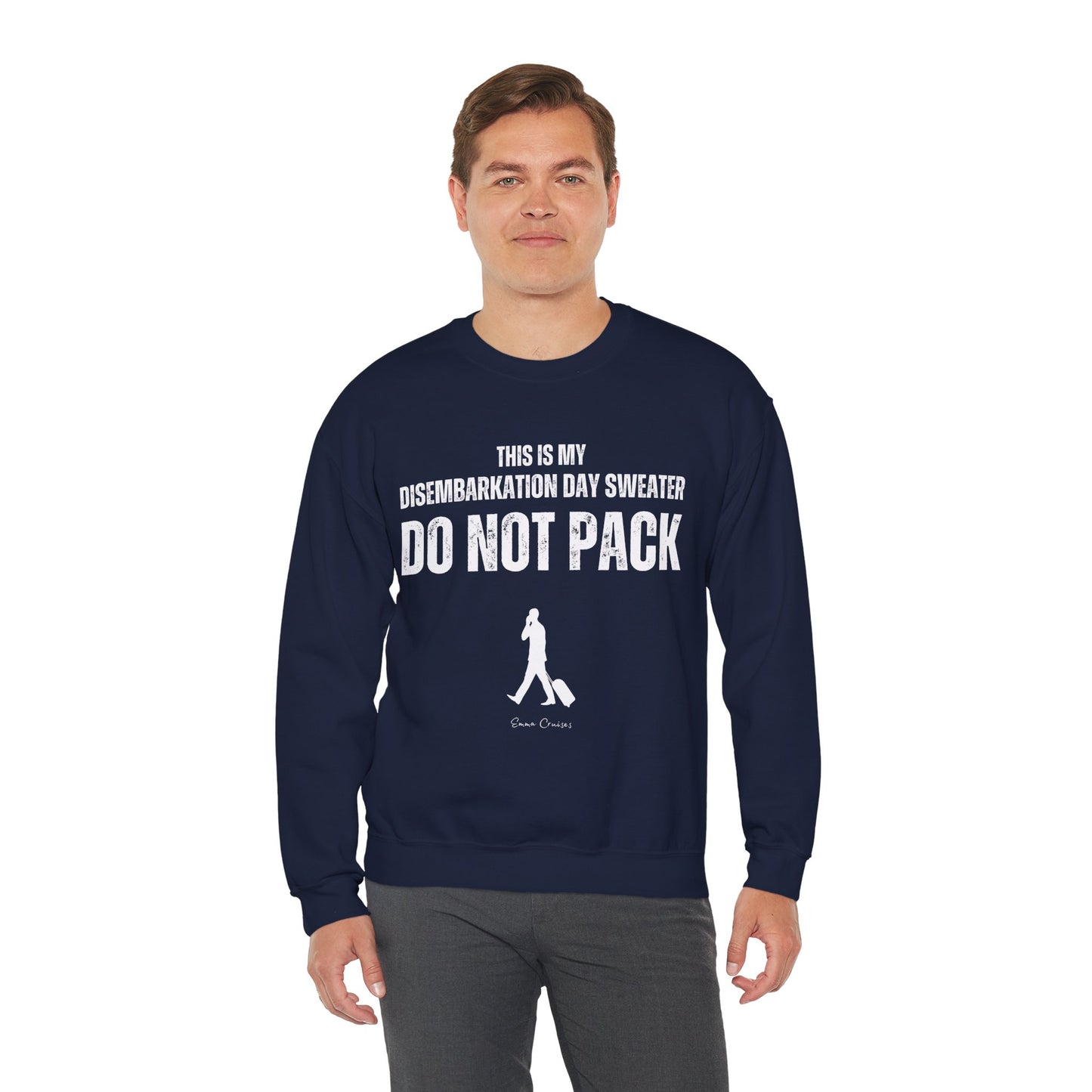 Dies ist mein Ausschiffungstag-Pullover – Unisex-Sweatshirt mit Rundhalsausschnitt