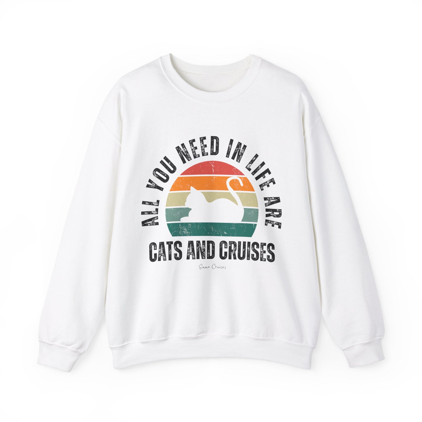 Katzen und Kreuzfahrten - UNISEX Crewneck Sweatshirt