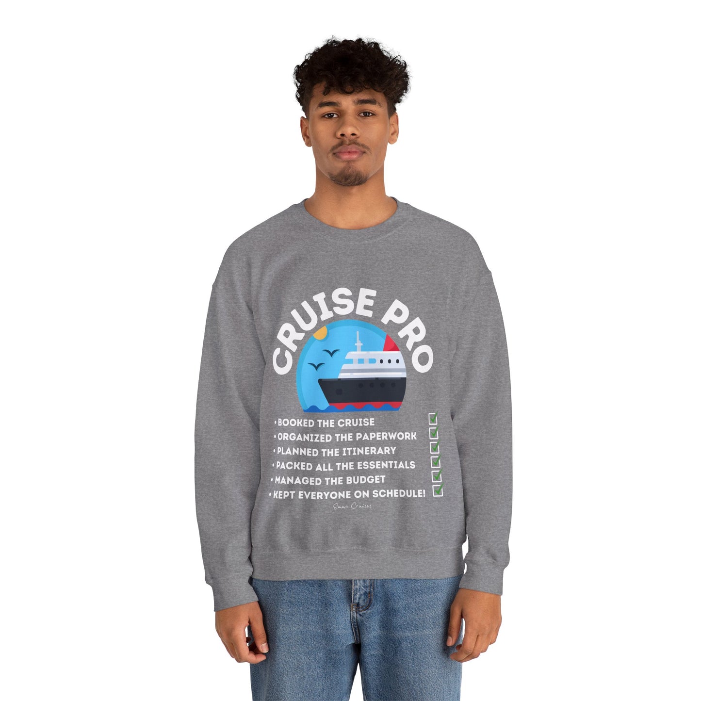 Ich bin ein Cruise Pro - UNISEX Crewneck Sweatshirt