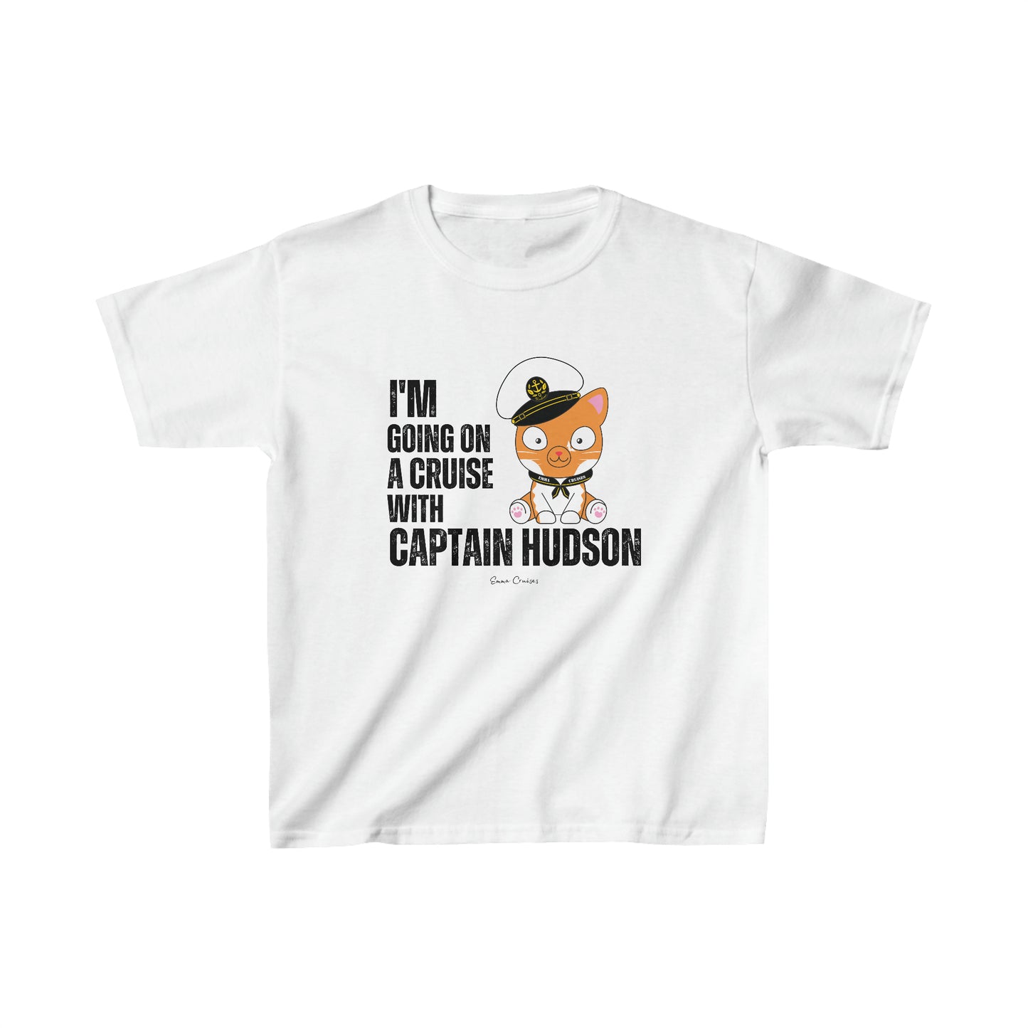 Ich gehe mit Captain Hudson auf eine Kreuzfahrt – Unisex-T-Shirt für Kinder
