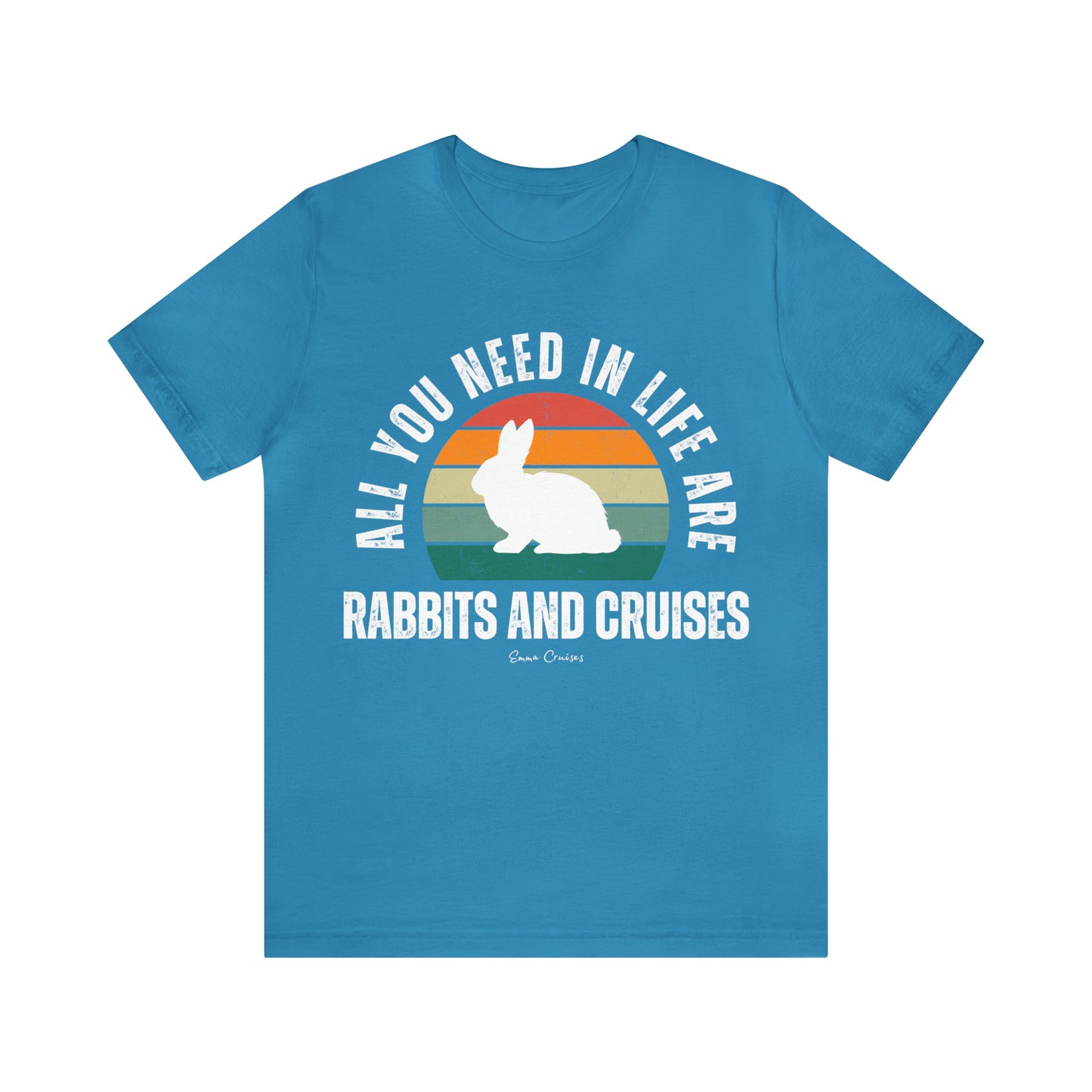 Kaninchen und Kreuzfahrten - UNISEX T-Shirt