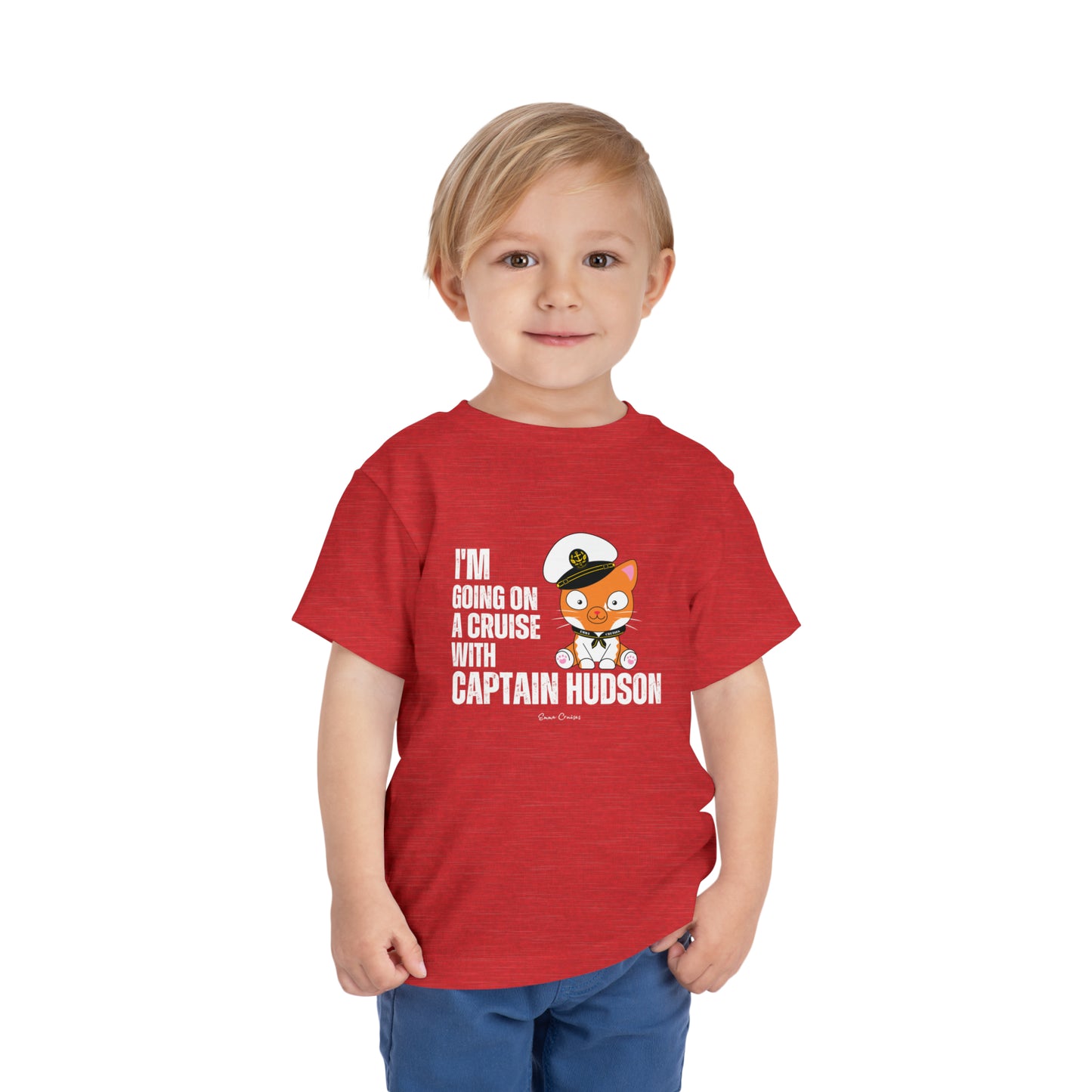 Ich gehe mit Captain Hudson auf eine Kreuzfahrt – Unisex-T-Shirt für Kleinkinder