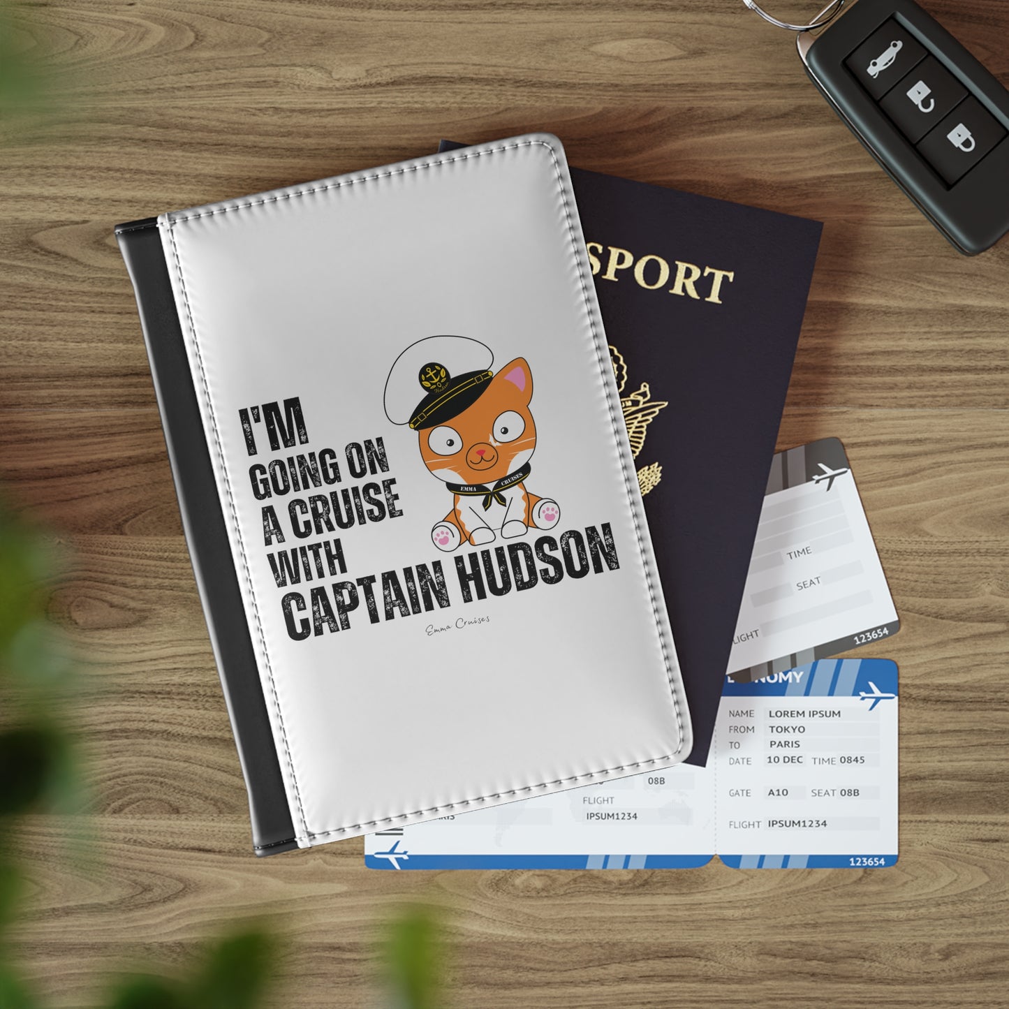 I'm Going on a Cruise With Captain Hudson - Passport Cover