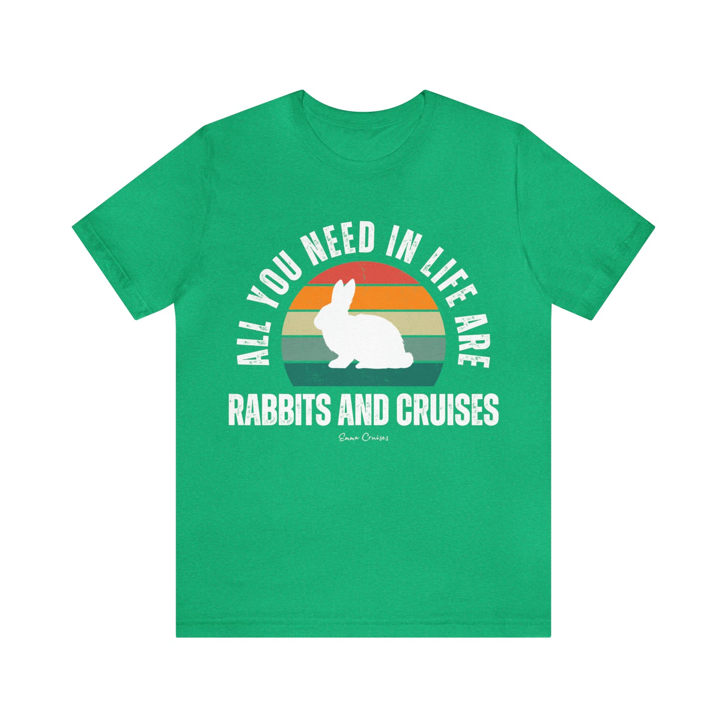 Kaninchen und Kreuzfahrten - UNISEX T-Shirt