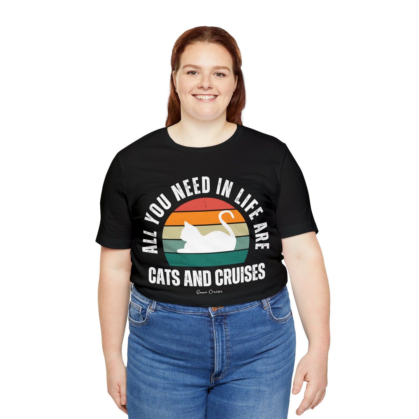 Cats and Cruises - UNISEX T-Shirt (UK)