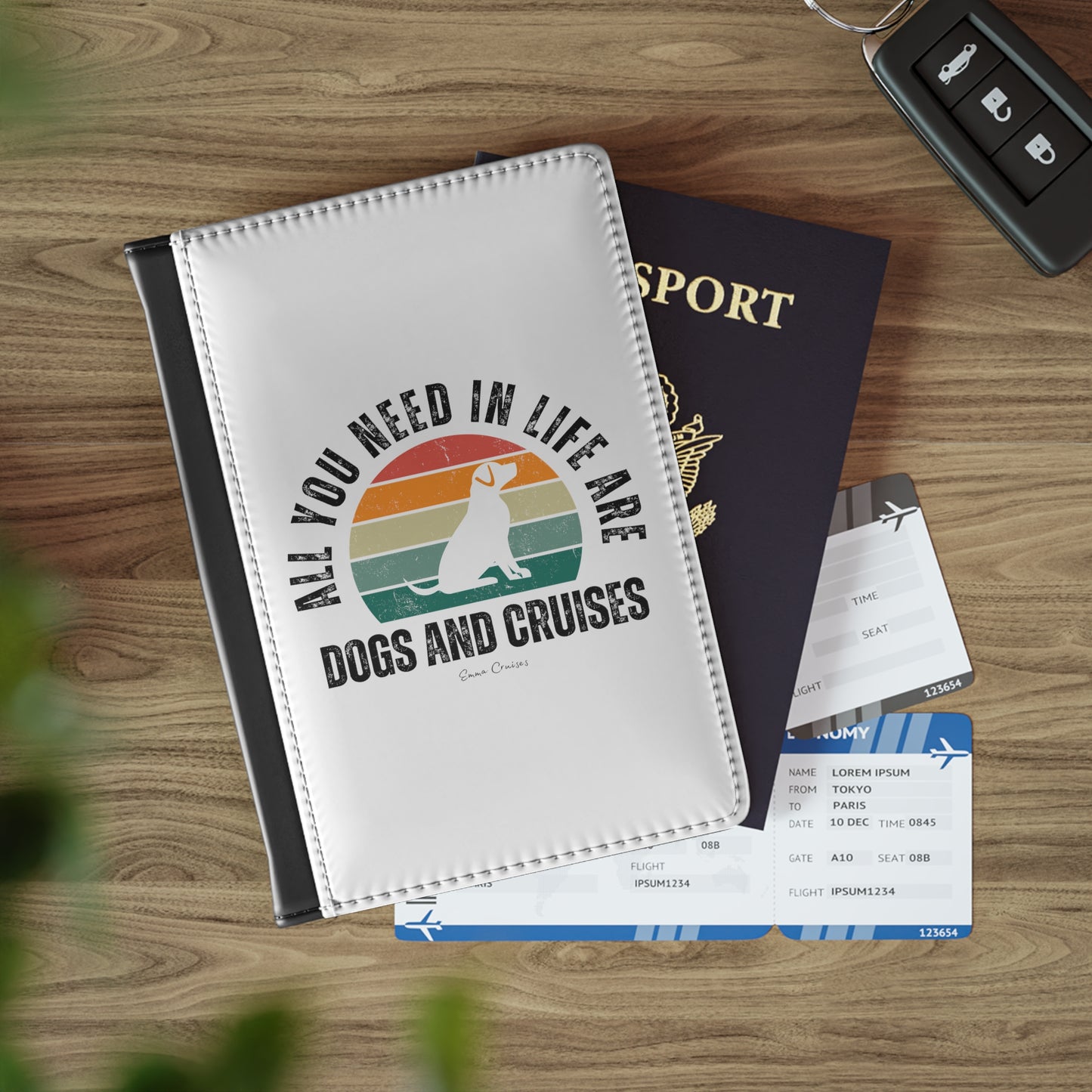 Dogs and Cruises - Passport Cover