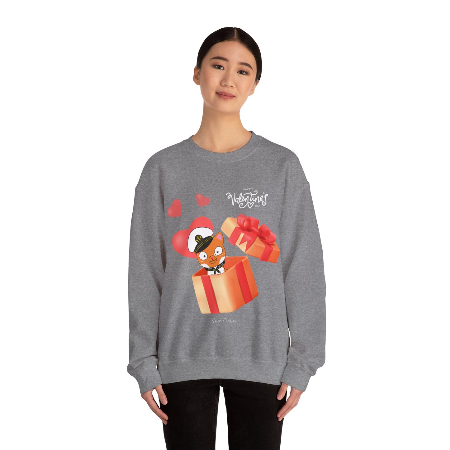 Valentine's Captain Hudson - UNISEX Crewneck Sweatshirt
